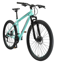 BIKESTAR Fahrräder BIKESTAR Hardtail Mountainbike Shimano 21 Gang Schaltung, Scheibenbremse 29 Zoll Reifen | 19 Zoll Rahmen MTB | Mint