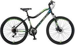 breluxx Fahrräder breluxx® 26 Zoll Mountainbike FS Galaxy Sport D2, Scheibenbremsen - schwarz grün, 18 Gang