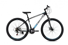 breluxx Fahrräder breluxx® 29 Zoll Mountainbike D2 Hardtail FS Oxygen Sport, 21 Gang Shimano, schwarz-blau, Mattlackierung