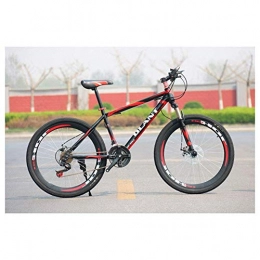 CENPEN Fahrräder CENPEN Outdoor-Sport 2130 Geschwindigkeiten Mountain Bike 26 Zoll Speichenrad Federgabel Doppelscheibenbremse MTB Reifen Fahrrad (Color : Red, Size : 21 Speed)