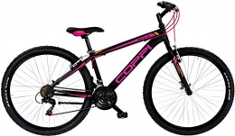 COPPI Fahrräder Coppi 27, 5 Zoll Mountainbike MTB Brave Lady 21 Gänge Schwarz Pink 38 cm Rahmengröße