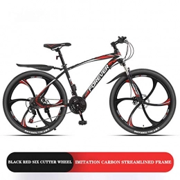 CPY-EX Fahrräder CPY-EX Erwachsene Mountain Bike, Strand Snowmobile Fahrrad, Doppelscheibenbremse Bikes, 24 Zoll Alufelgen für Fahrräder, einen Mann eine Frau General Purpose, D2, 21