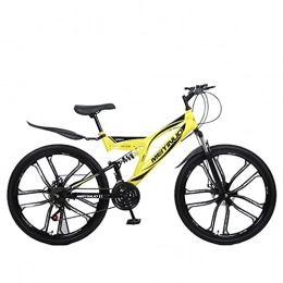 Mountain Bike Fahrräder Cross-Shape-Reifen 26 Zoll 21 / 24 / 27-Gang Dual-Shock-Softtail-Mountainbike (blau; gelb; rot; schwarz und rot; weiß und rot) Cross-Country-Bike
