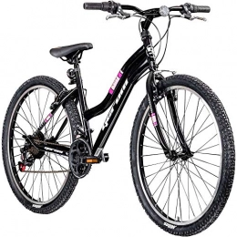 Geroni  Damenfahrrad 26 Zoll Mädchen Fahrrad Damenrad Mountainbike Geroni Swan Lady MTB (schwarz / pink)