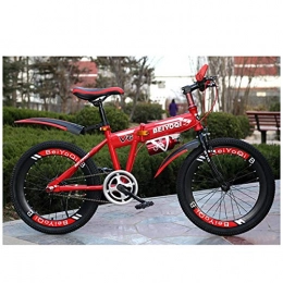 Dapang Fahrräder Dapang 20"Mountain Bike-Rot, Grün & Schwarz, 17" Stahlrahmen mit 21 Drehzahl-Front-und Heckschutzblechen vorne und hinten mechanische Scheibenbremse, Red