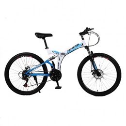 Dapang Fahrräder Dapang StealthMens ' Mountain Bike, 26"Zoll Stahlrahmen, 27 Drehzahl-Front-und Heckschutzgitter vorne und hinten mechanische Scheibenbremse, Blue, 3