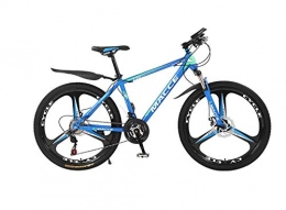 DGAGD Fahrräder DGAGD 24-Zoll-Mountainbike-Fahrrad männlich und weiblich Erwachsener dreirädriges stoßdämpfendes Fahrrad mit Variabler Geschwindigkeit-Blau_21 Geschwindigkeit