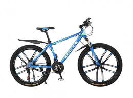 DGAGD Fahrräder DGAGD 24-Zoll-Mountainbike-Fahrrad männliche und weibliche Erwachsene mit Variabler Geschwindigkeit zehnrad stoßdämpfendes Fahrrad-Blau_21 Geschwindigkeit