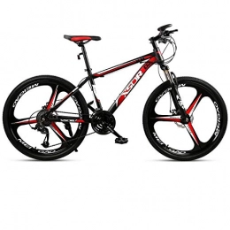 DGAGD Fahrräder DGAGD Snowbike großer Reifen 4.0 dick und breit 24 Zoll Scheibenbremse Mountainbike DREI-Schneidrad-Schwarz Rot_21 Geschwindigkeit