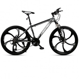 DGAGD Fahrräder DGAGD Snowbike großer Reifen 4.0 dick und breit 24 Zoll Scheibenbremse Mountainbike sechs Schneidräder-Schwarzgrau_27 Geschwindigkeit