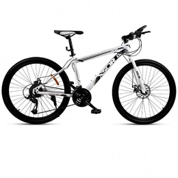 DGAGD Fahrräder DGAGD Snowbike großer Reifen 4.0 dick und breit 24 Zoll Scheibenbremse Mountainbike Speichenrad-weiß schwarz_21 Geschwindigkeit