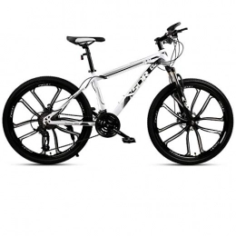 DGAGD Mountainbike DGAGD Snowbike großer Reifen 4.0 dick und breit 24 Zoll Scheibenbremse Mountainbike zehn Schneidräder-weiß schwarz_21 Geschwindigkeit