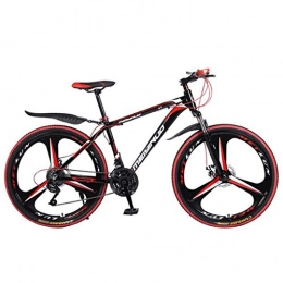 Dsrgwe Fahrräder Dsrgwe Mountainbike, 26" Mountain Bikes, Leichtes Aluminium Rahmen for Fahrräder, Doppelscheibenbremse und Vorderradaufhängung (Color : Black, Size : 27 Speed)