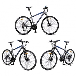 Dsrgwe Fahrräder Dsrgwe Mountainbike, 26inch Mountainbike, Aluminiumlegierung-Gebirgs Fahrräder, Doppelscheibenbremse und Lock-Vorderradaufhängung, 27 Geschwindigkeit (Color : Black+Blue)