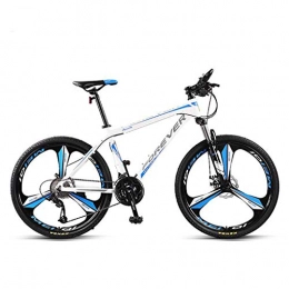 Dsrgwe Fahrräder Dsrgwe Mountainbike, Mountainbike, Aluminium Rahmen for Fahrräder, Doppelscheibenbremse und Lockout Vorderradgabel, 26inch Rad, 27 Geschwindigkeit (Color : White)