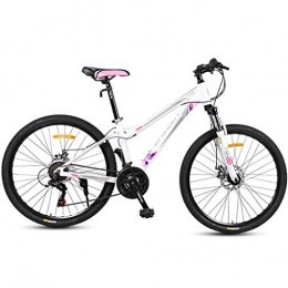 Dsrgwe Fahrräder Dsrgwe Mountainbike, Mountainbike, Aluminium Rahmen for Fahrräder, Doppelscheibenbremse und Vorderradaufhängung, 26inch Rad, 21-Gang (Color : D)