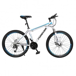 Dsrgwe Fahrräder Dsrgwe Mountainbike, Mountainbike, Stahl-Rahmen Hardtail Fahrräder, Doppelscheibenbremse und Vorderradgabel, 26inch Speichenrad (Color : B, Size : 24-Speed)