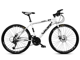 Dszgo Fahrräder Dszgo Adult Mountainbike, Off-Road-Bike, mit Variabler Drehzahl Positionierung, High-Carbon Stahlrahmen, Fahrrad, Doppelscheibenbremshebel Entwurf, Multifunktions-Fahrrad, 26-Zoll-Defekt Wind Version