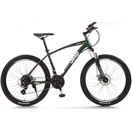 DULPLAY Fahrräder DULPLAY Mountainbikes, Unisex 24 Geschwindigkeit Shock Dual Disc Bremsen Erwachsene Fahrrad, Luxus Rennrad Fetter Reifen Aluminiumrahmen B 24zoll (155-175cm)