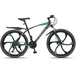 DXIUMZHP Mountainbike DXIUMZHP Mountainbikes Sicheres Und Bequemes Fahrrad, Geschwindigkeitsverstellbares MTB, 6 Schneidräder, 21 / 24-Gang, 24 / 26 Zoll Räder (Color : 21-Speed Green, Size : 26inches)