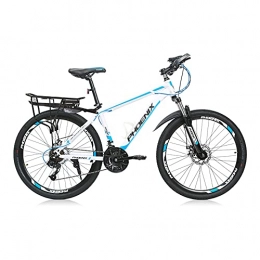 XIAXIAa Mountainbike Fahrrad, 24-Zoll-Shock-Mountainbike, 24-Gang-Doppelscheibenbremsrad, mit Rahmen aus Kohlenstoffhaltigem Stahl, Sowohl FüR MäNner Als auch FüR Frauen / B / 165x85cm