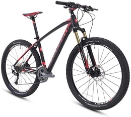 NOLOGO Mountainbike Fahrrad Mountain Bikes, 27, 5 Zoll große Reifen Hardtail Mountainbike, Aluminium 27-Speed ​​Mountain Bike, Männer Frauen Fahrrad Adjustable (Color : Black)
