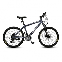 XIAXIAa Fahrräder Fahrrad, Mountainbike, 21-Gang-Stoßdämpferfahrrad, mit kohlenstoffhaltigem Stahlrahmen, mechanische Doppelscheibenbremse, für Erwachsene und Jugendliche, nicht leicht zu verformen, rutschfest /