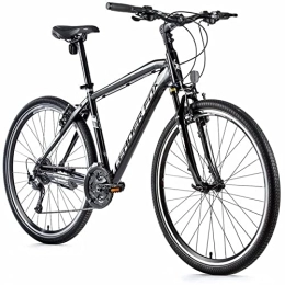 Leaderfox  Fox Toscana 2021 Mountainbike Muskular, für Herren, Schwarz / Weiß, 9 V, Shimano Rahmen, 20 Zoll (Erwachsenengröße 183 - 188 cm)