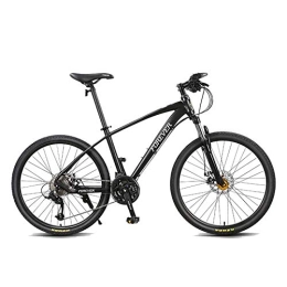 FUFU Fahrräder FUFU Mountain Cross-Country-Bike-Männer und Frauen Variable Geschwindigkeit Fahrrad Dual-Stoßdämpfer Leichte Sportwagen Aluminiumlegierung (Color : Black)
