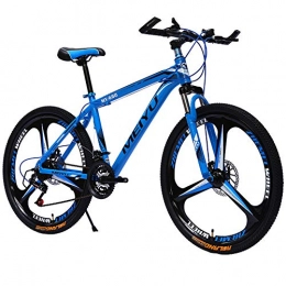 FXMJ Fahrräder FXMJ 26 Zoll 27-Gang Mountainbike Für Erwachsene, MTB Bikes Leichter Aluminium Vollfederrahmen, Federgabel, Scheibenbremse, Black Blue