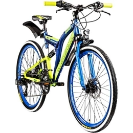 Galano  Galano 26 Zoll MTB Fully Adrenalin DS Mountainbike STVZO Jugendfahrrad Farbe:dunkelblau