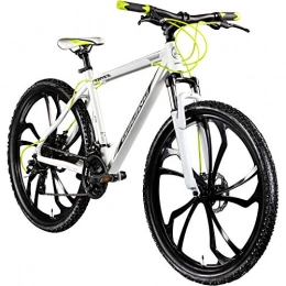 Galano Mountainbike Galano 650B MTB Hardtail Mountainbike 27, 5 Zoll Primal Fahrrad Mountain Bike (weiß / grün, 50 cm)