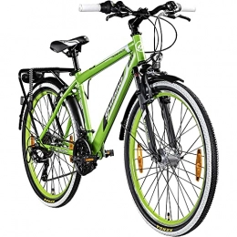 Galano Fahrräder Galano Adrenalin 26 Zoll Mountainbike Hardtail MTB Fahrrad 26" Jugendliche 21 Gang StVZO (grün)