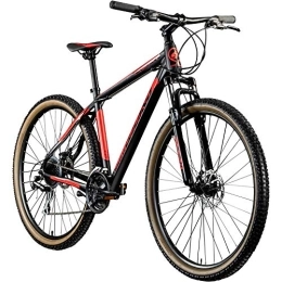 Galano  Galano MTB Hardtail 29 Zoll Fahrrad Heat Mountainbike 24 Gänge Mountain Bike (schwarz / rot, 48 cm)