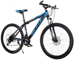 Generic Fahrräder Generic Mountainbikes Cityrder Mountainbike 24-Gang MTB Sport Freizeit Rahmen aus Kohlenstoffstahl Unisex Erwachsene (Farbe: Schwarz Blau) -Black_Blue