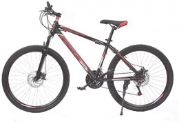 Generic Fahrräder Generic Mountainbikes Cityrder Mountainbike 24 Zoll 21 Geschwindigkeit Doppelscheibenbremse Geschwindigkeit Fahrrad Sport Freizeit (Farbe: Schwarz grn) -Black_Red