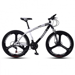 GQFGYYL-QD Fahrräder GQFGYYL-QD Mountainbike mit verstellbarem Sitz und Stoßdämpfung, Doppelscheibenbremse Mountainbike aus Kohlenstoffstahl mit 26-Zoll-Rädern und 21 Gängen für Erwachsene im Freien, 4