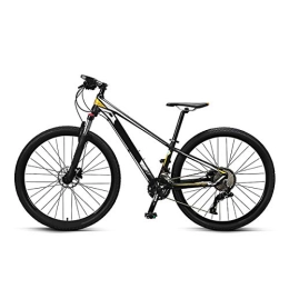GUOHAPPY Fahrräder GUOHAPPY 29-Zoll-Mountainbike, ultraleichtes / 36-Gang-Offroad-Mountainbike, Robustes Jugendrad, geeignet für Fahrer zwischen 59 Zoll und 74, 8 Zoll groß, Black Yellow