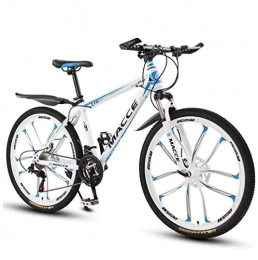 GY Fahrräder GY Herren und Damen Mountainbike Tragbares ultraleichtes 26-Zoll-Fahrrad mit Stoßdämpfung für Erwachsene mit Variabler Geschwindigkeit-C5_26 Zoll 27 Geschwindigkeit