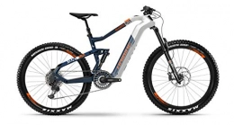 HAIBIKE Mountainbike HAIBIKE XDURO AllMtn 5.0 Flyon Elektro Bike (XL / 50cm, Weiß / Blau / Orange)