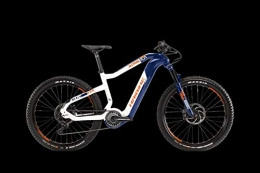 HAIBIKE Mountainbike HAIBIKE XDURO AllTrail 5.0 Flyon Elektro Bike 2020 (L / 50cm, Blau / Wei / Orange)