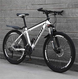 HCMNME Fahrräder HCMNME Mountainbikes, 24-Zoll-Mountainbike-Variable Geschwindigkeit Cross-Country-Stoßdämpfung Fahrradlicht-Rennsport 40 Cutter Räder Aluminiumrahmen mit Scheibenbremsen