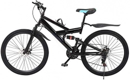 HFM Fahrräder HFM Mountainbikes Fahrrad, 26 Zoll Carbon Stahl Mountainbike 21-Gang-Fahrrad Vollfederung MTB