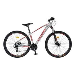 HGXC Fahrräder HGXC Mountainbike für Erwachsene mit Lock-Out-Federung, Aluminiumrahmen, 29-Zoll-Rädern, langlebig, für Männer, Frauen, Jugendliche (Color : Silber)