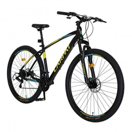 HGXC Fahrräder HGXC Mountainbike mit Federgabel 26 Zoll Nomal Spokes Wheels UpdatedDisc Brake MTB Fahrrad für Männer Frauen Erwachsene (Color : Gelb)