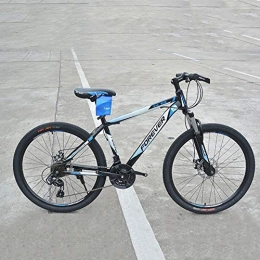 Hmcozy Fahrräder Hmcozy Mnner Frauen Hardtail Mountainbike 24 ' 26 ' Rder Carbon Steel Rahmen 24 Gang-Doppelscheibenbremse, Blau, 26 inches