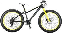 Hoopfietsen Fahrräder Hoopfietsen 26 Zoll Herren Fat Mountainbike 21 Gang Allround, Farbe:schwarz-gelb