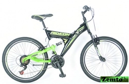 Hooptec Fahrräder Hooptec MTB Mountainbike 24 Zoll, Umit Ride On, 46 cm schwarz-grün
