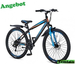 Hooptec Fahrräder Hooptec MTB Mountainbike 27, 5 Zoll, Faster 46 cm OSchwarz-blau