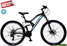 Hooptec Fahrräder Hooptec MTB Mountainbike 27, 5 Zoll, Kratos 47 cm schwarz-blau